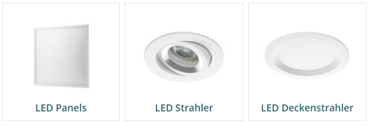 LED Panels, LED Strahler & LED Deckenstrahler